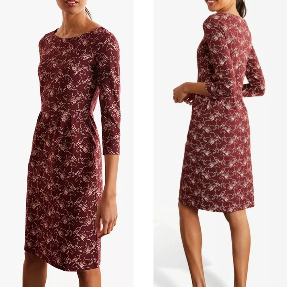 Boden Penny Jersey dress, 10R, 100% cotton, with pockets! NWOT